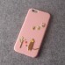 iPhone 6 6s 4.7 - TPU DIY 3D Soft Protective Phone Cover Case - Money and Owl